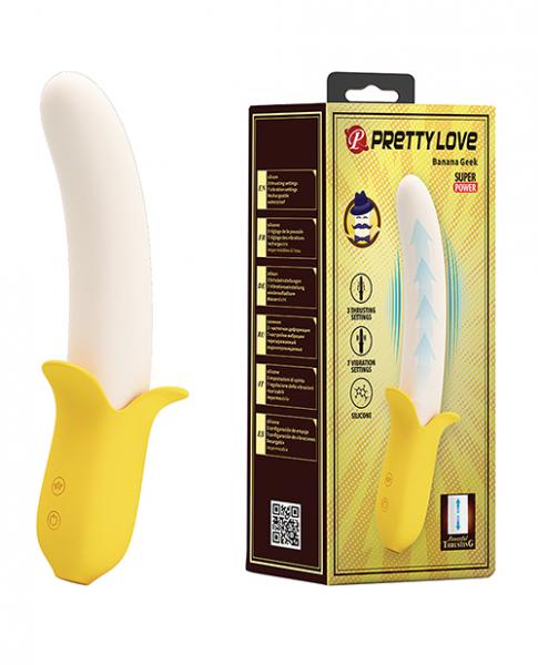 Pretty Love Banana Geek Thrusting Vibrator