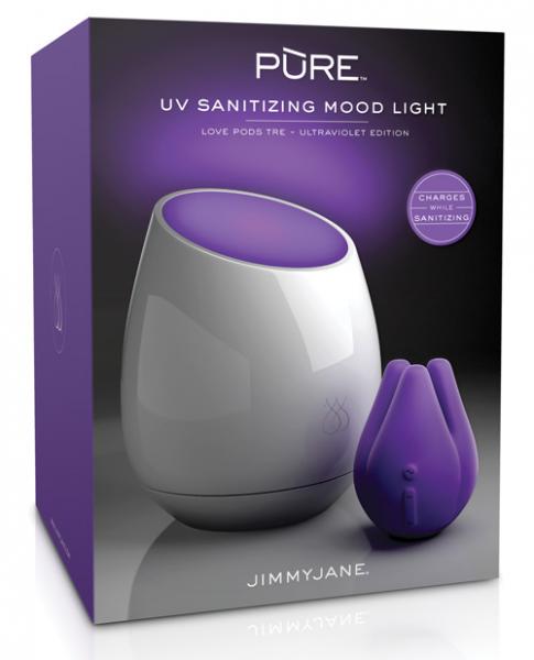 Pure UV Sanitizing Mood Light Love Pods Tre Edición Ultravioleta