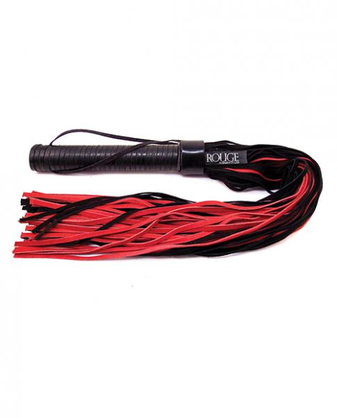 Black and Red Suede Flogger