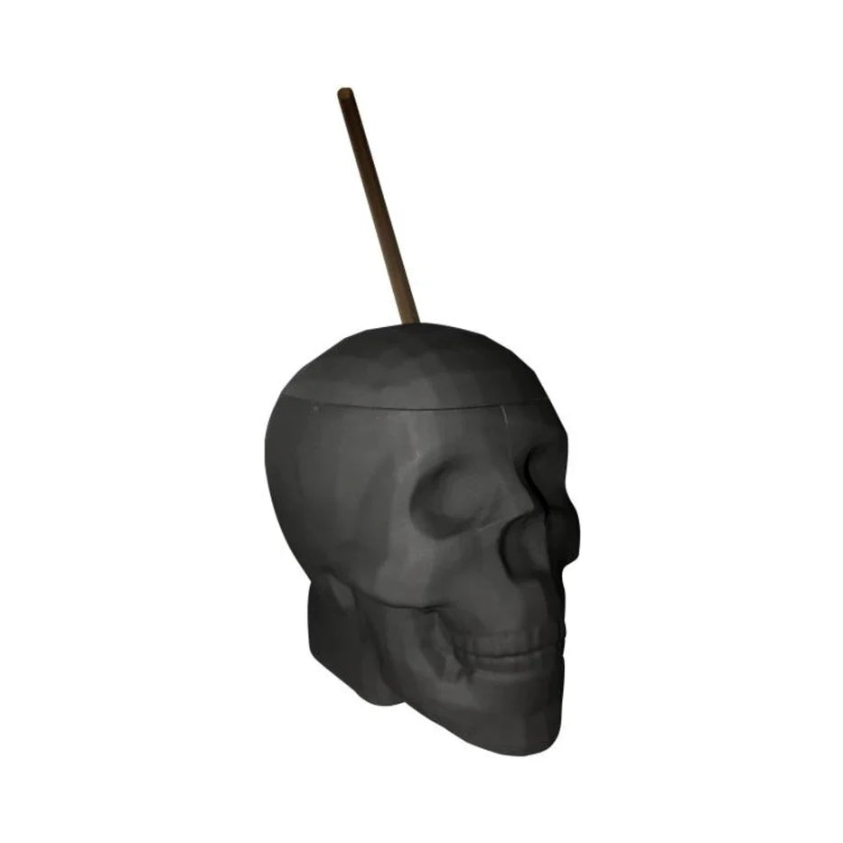 Black Matte Skull Cup 22 ounces Capacity