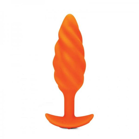 B-Vibe Swirl Textured Rechargeable Silicone Anal Plug