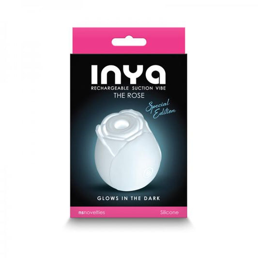 Inya The Rose Vibrador de succión recargable que brilla en la oscuridad