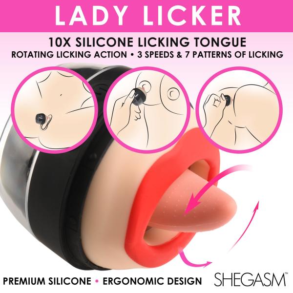 Estimulador de clítoris Lickgasm Lady Licker
