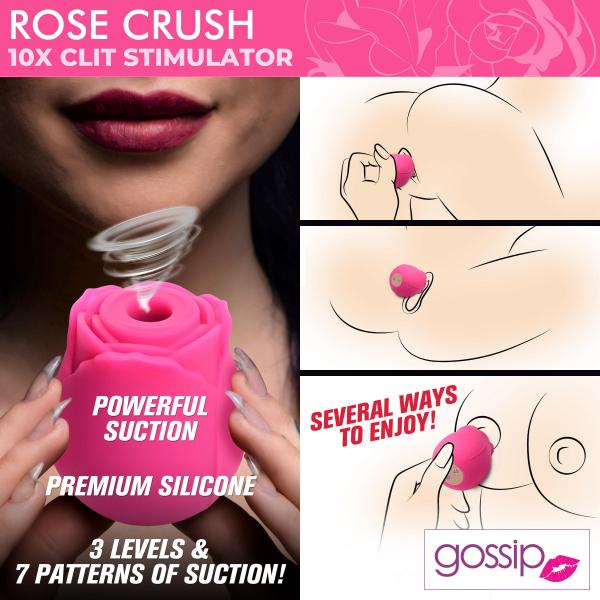 Gossip Cum Into Bloom Vibrador Clítoris Rose Flirt Silicona