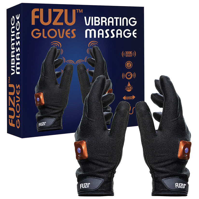 Fuzu Rechargeable Vibrating Massage Gloves Left & Right Hand