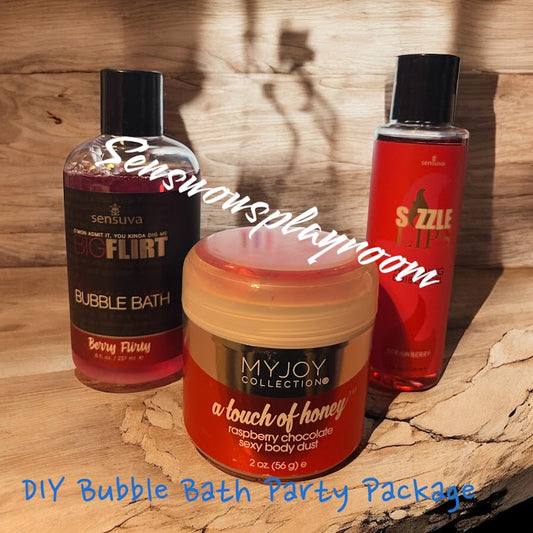 DIY Bubble Bath Party Package