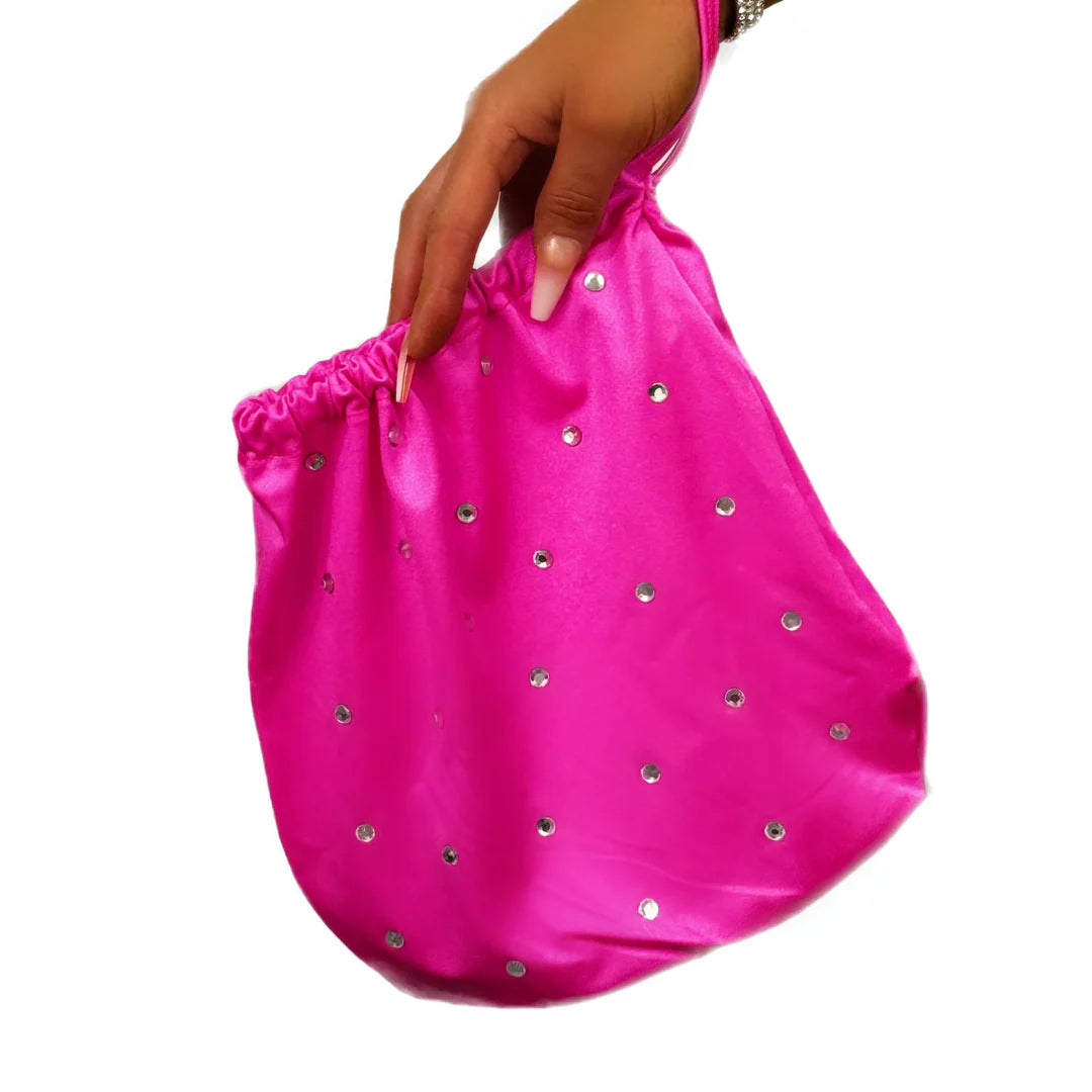 GR154HP - Money Bag with Rhinestones