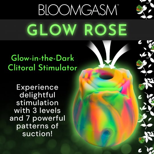 Glow Rose Glow-in-the-Dark Clitoral Stimulator