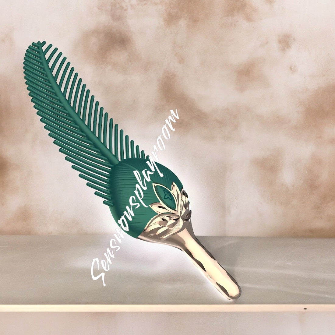 Peacock Feather Tickler - Body Massager with 10 Modes