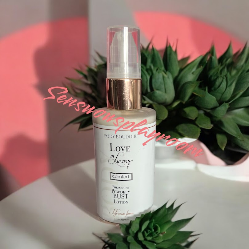 Love In Luxury Pheromone Powdery Bust Lotion (Unboxed)