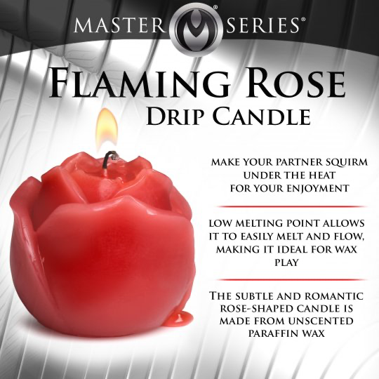 Vela de goteo Master Series Flaming Rose Rose