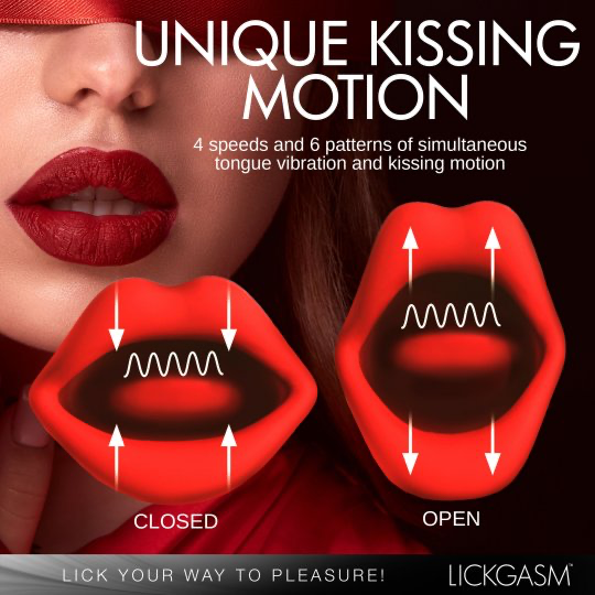Lickgasm Kiss & Tell Mini Kissing  Clitoral Stimulator