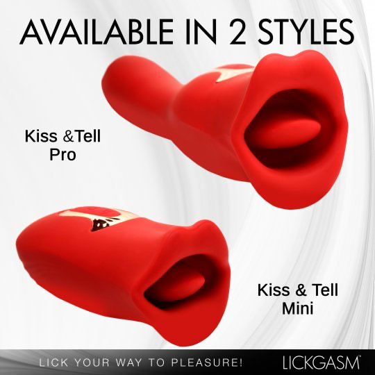 Lickgasm Kiss &amp; Tell Pro de doble extremo