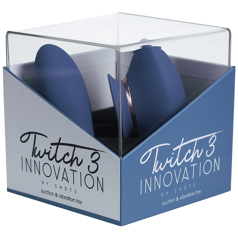 Shots Innovation Twitch 3 Rechargeable Vibrator & Suction