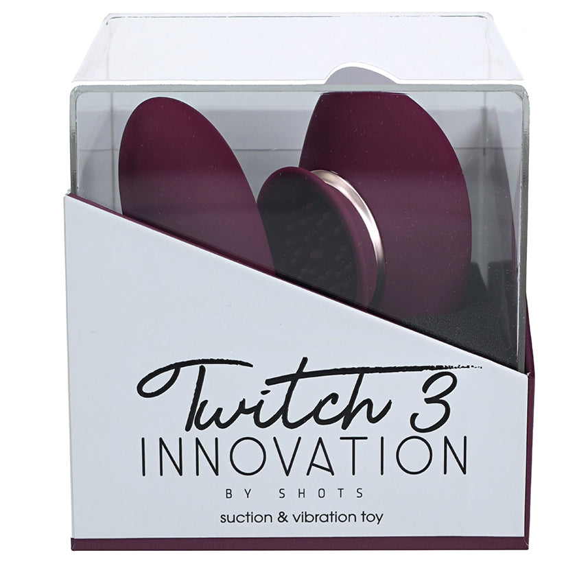 Shots Innovation Twitch 3 Rechargeable Vibrator & Suction