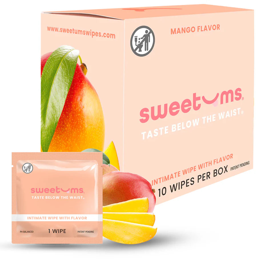 Sweetums Intimate Wipes 10-Pack