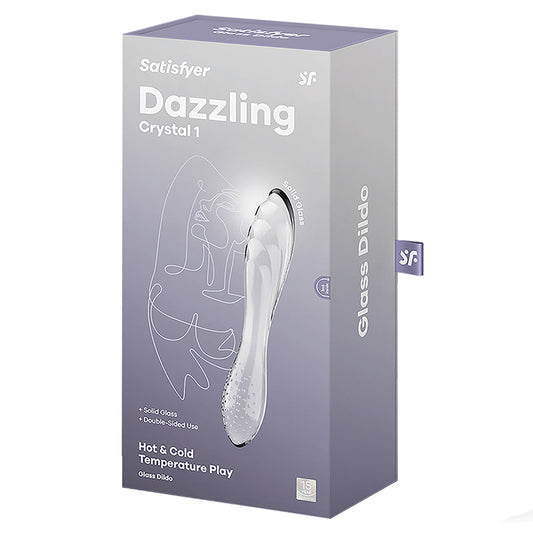 Satisfyer Dazzling Crystal Glass Dildo