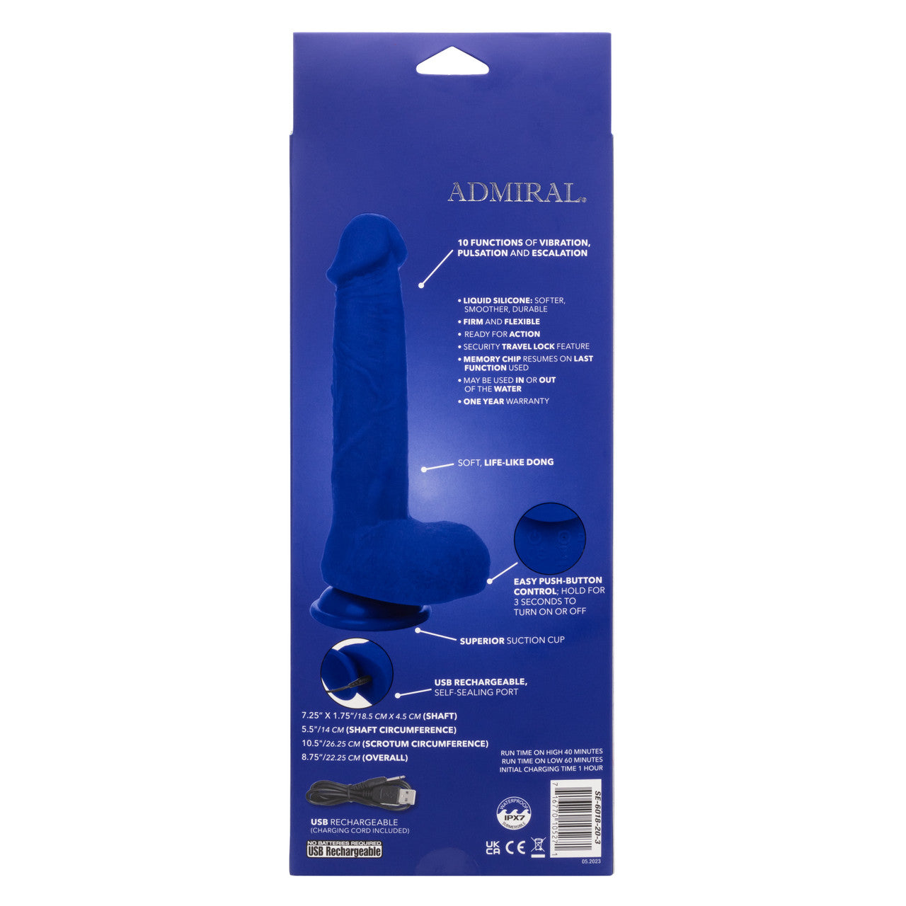 Admiral® 8” Vibrating Captain