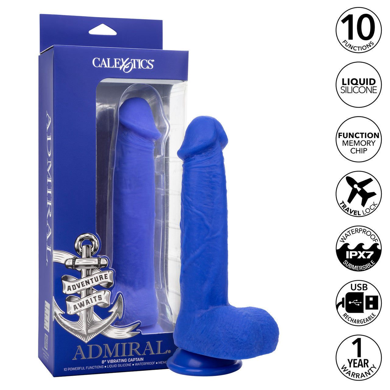 Admiral® 8” Vibrating Captain