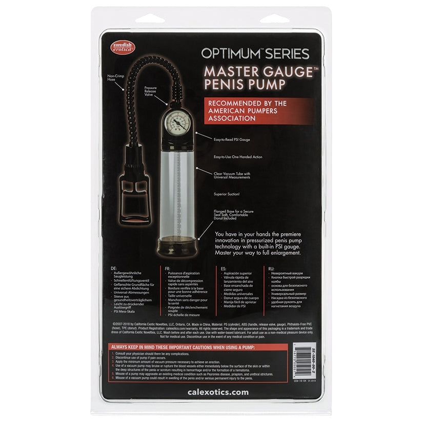 Optimum Series Master Gauge Penis Pump