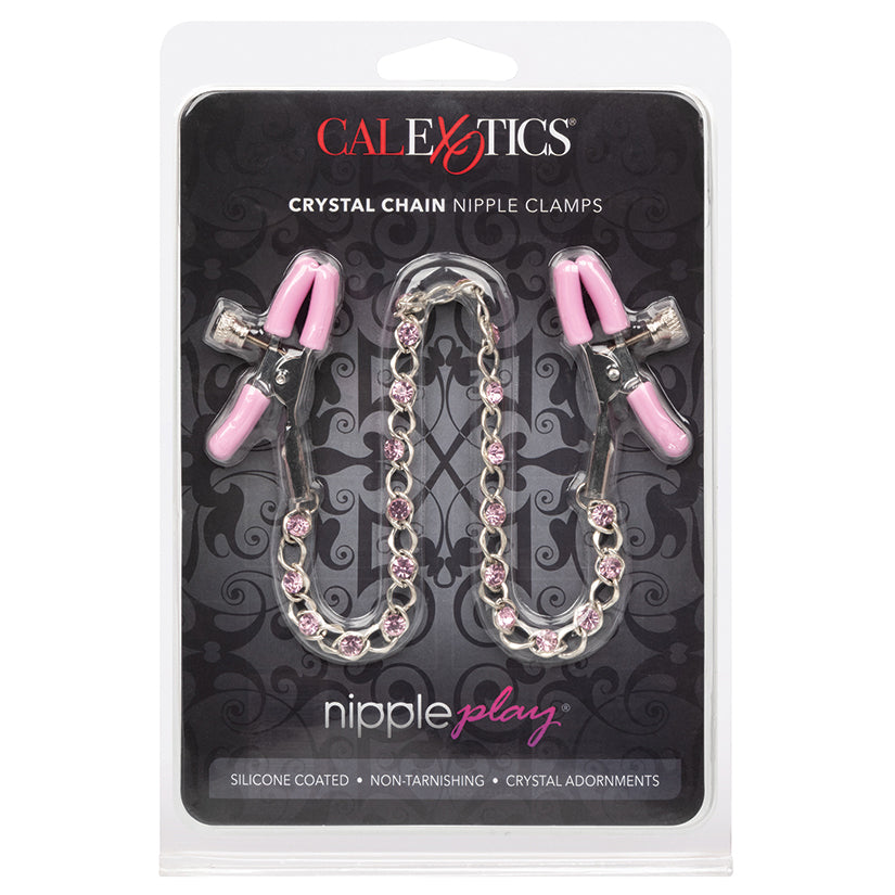 Nipple Play Crystal Chain Nipple Clamps