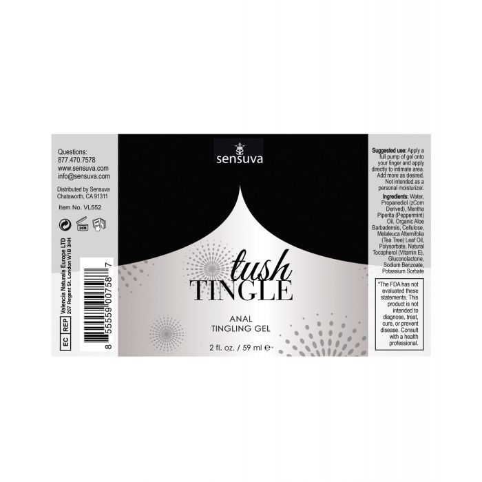 Sensuva Tush Tingle Anal Stimulation Gel