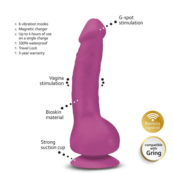 Gvibe Greal Mini Vibrating Dildo