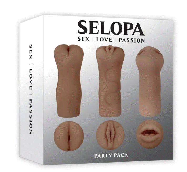 Selopa Party Pack 3pc Stroker Pack