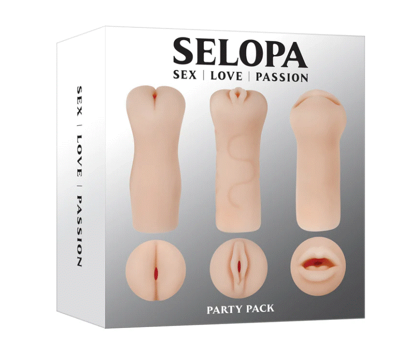 Selopa Party Pack 3pc Stroker Pack