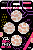 Boobie Beer Pong Balls 4-Pack