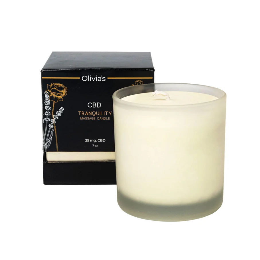 Olivia's Boudoir CBD Massage Candle Surrender