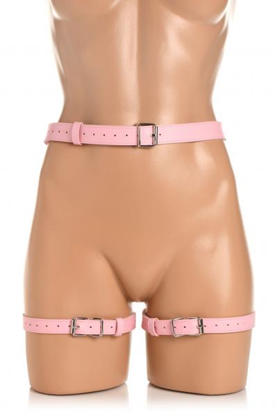 Strict Bondage Harness With Bows