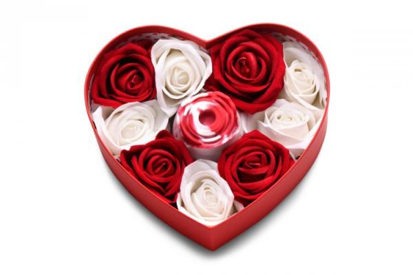 Caja de regalo The Rose Lovers en forma de remolino