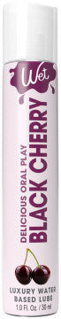 Wet Delicious Oral Play - Black Cherry - Water-Based Flavored Lubricant