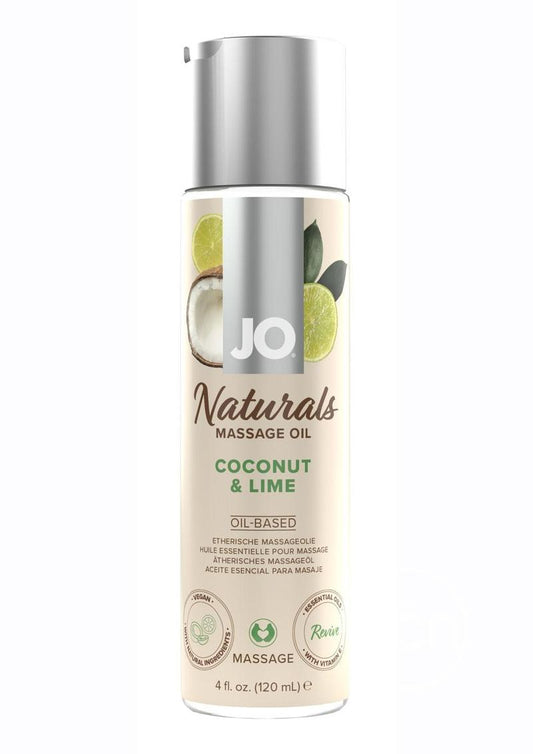 JO Naturals Coconut & Lime Massage Oil
