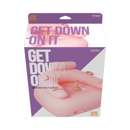 Get Down On It Inflatable Cushion With Wire Controller Dildo