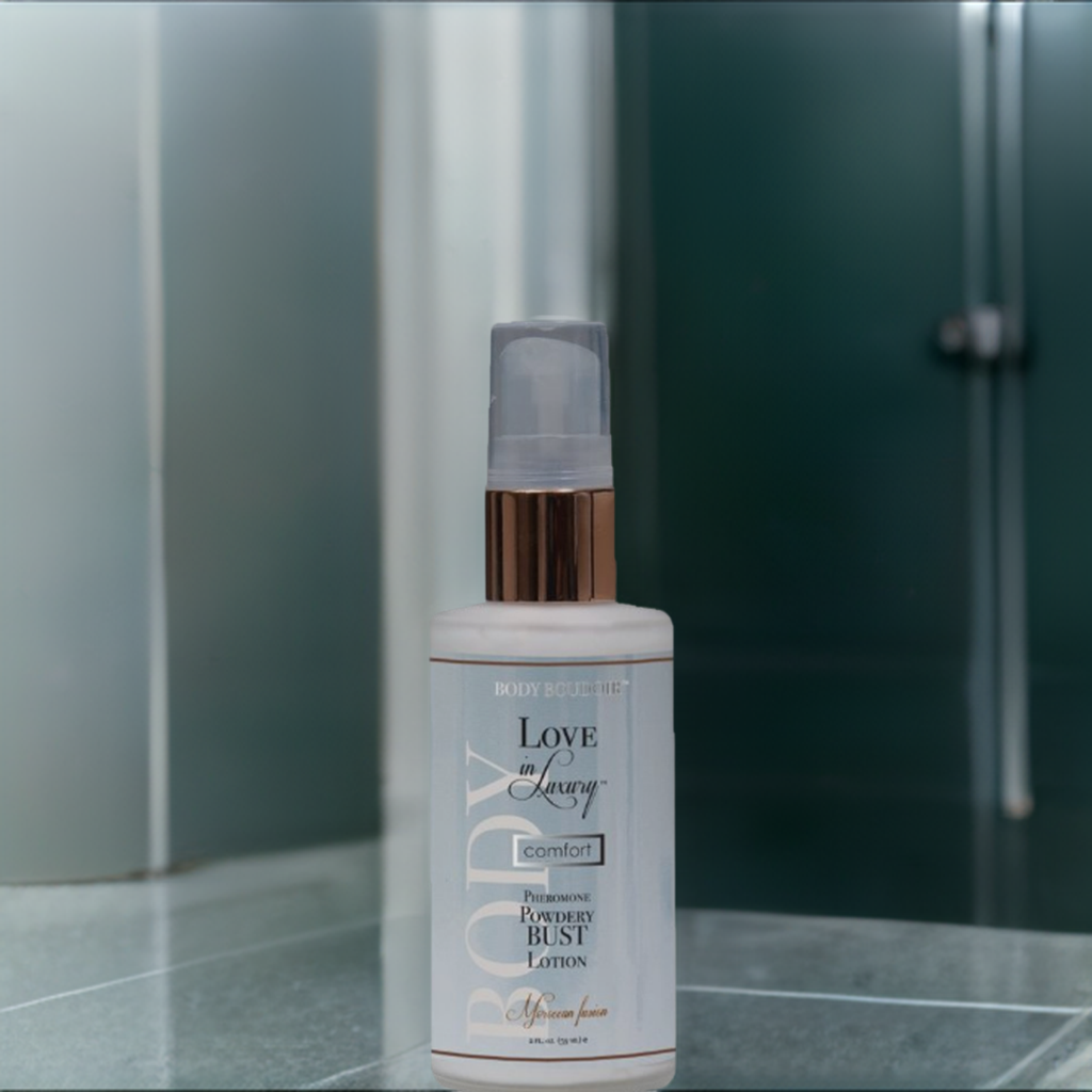 Love In Luxury Pheromone Powdery Bust Lotion (Unboxed)