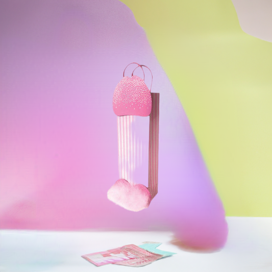 3-D Sparkling Penis Gift Bag