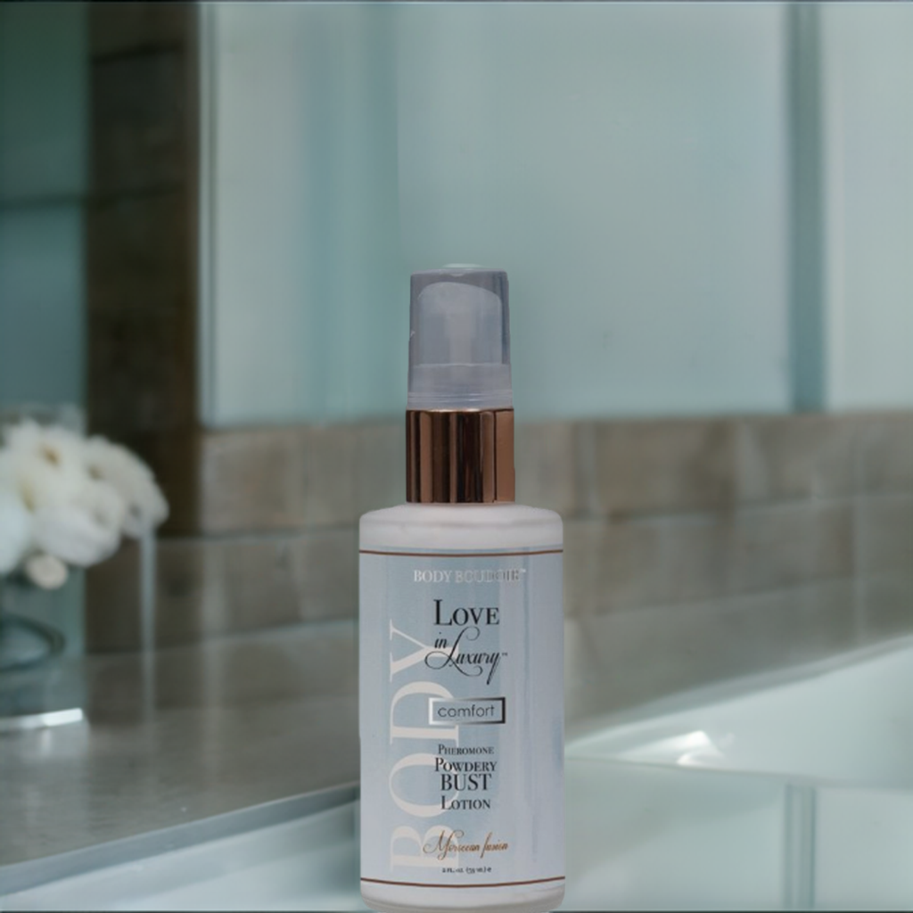 Love In Luxury Pheromone Powdery Bust Lotion (Unboxed)