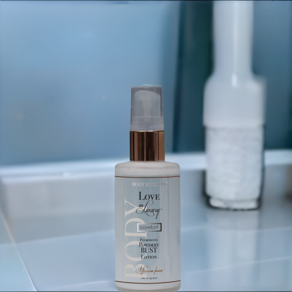 Love In Luxury Pheromone Powdery Bust Lotion (Unboxed)