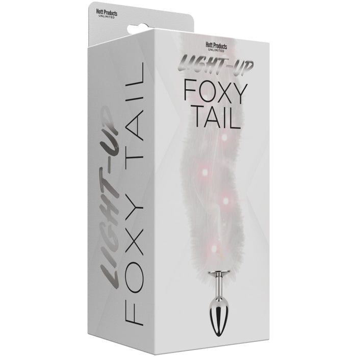 FOXY TAIL - LIGHT UP FAUX FUR BUTT PLUG