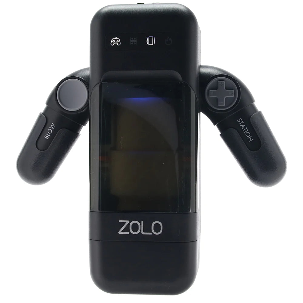 Masturbador Zolo Blowstation con soporte para teléfono