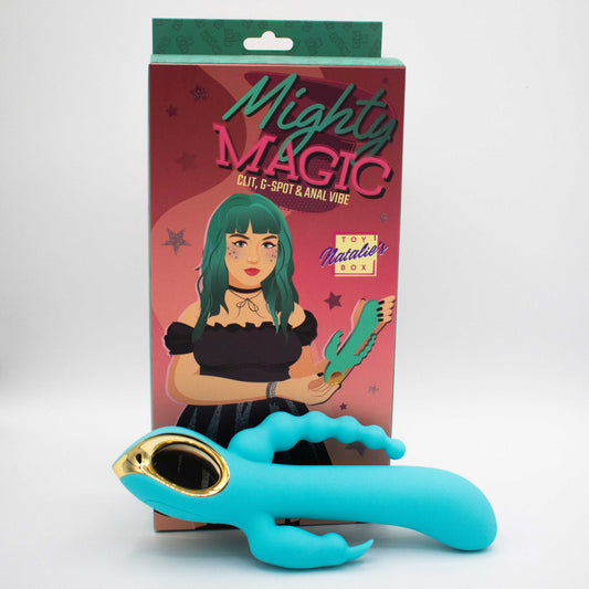 Mighty Magic Clit - G-Spot and Anal Vibrator - Blue