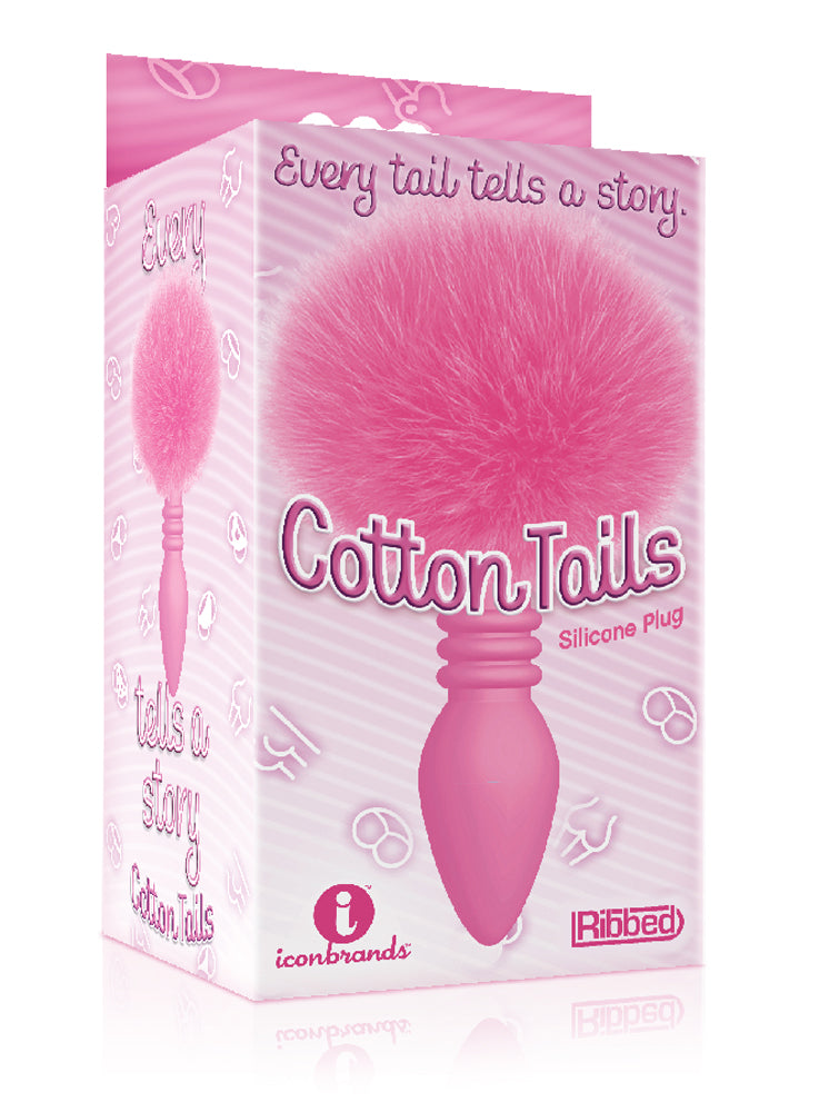 The 9's Cottontails Silicone Bunny Tail Butt Plug