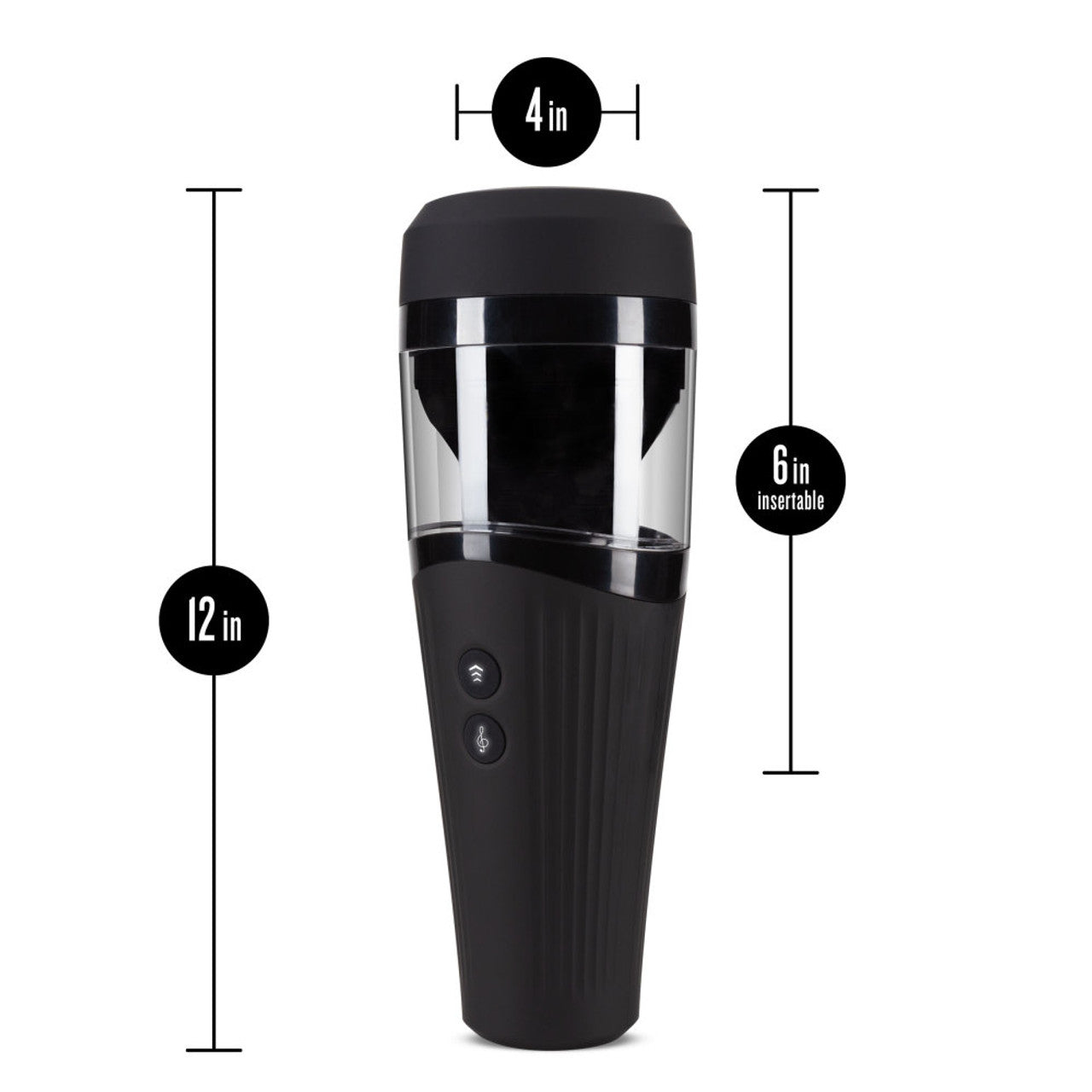 M For Men Torch Joyride Rechargeable Masturbator - Frosted
