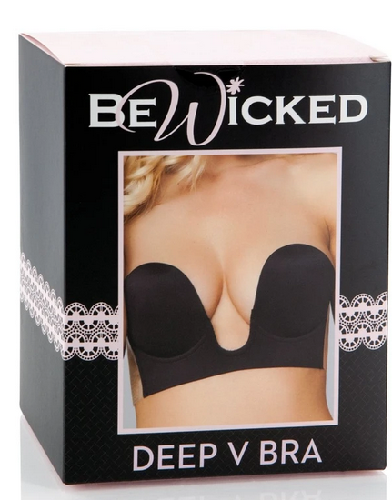 Be Wicked- Deep V  Plunge Adhesive Bra