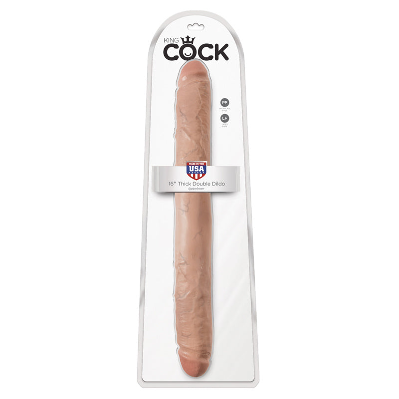 King Cock Thick Double Dildo