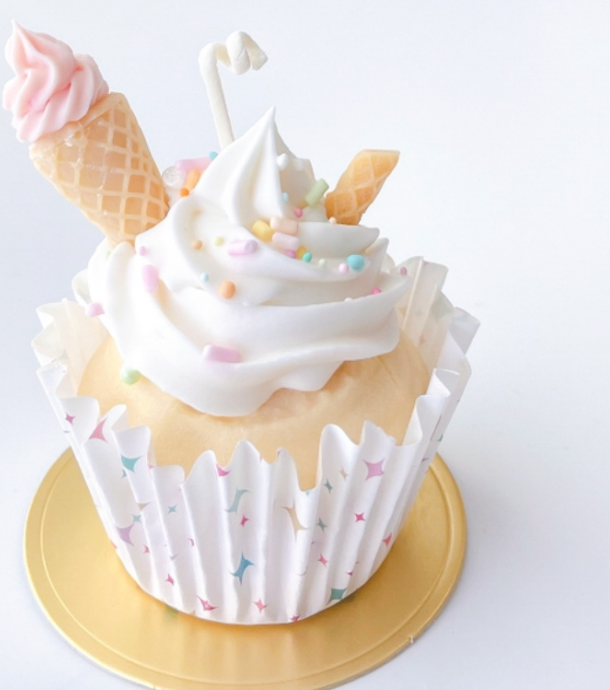 Cupcake Sweet Light Scent Dessert Candle