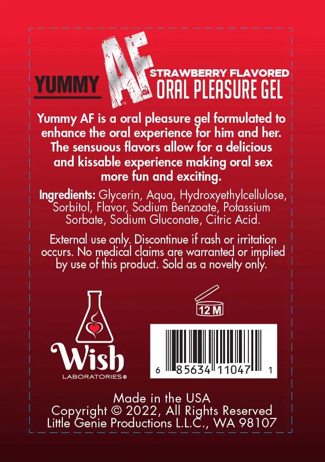 Yummy AF Oral Pleasure Gel