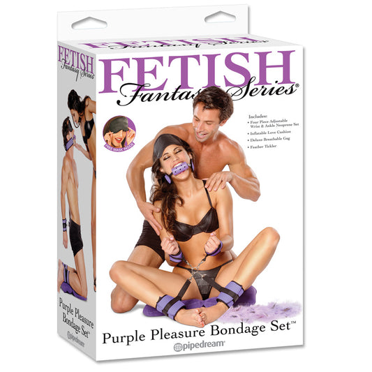 Fetish Fantasy juego de bondage de placer púrpura